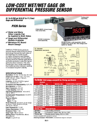 Thumbnail of document Data Sheet - PX26-250GV Wet/Wet Differential Board Mounted Pressure Sensors